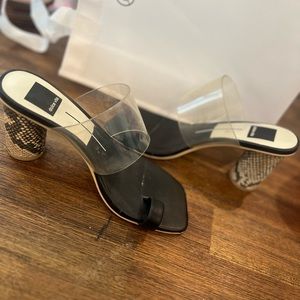 Dolce Vita Snake Skin Heels